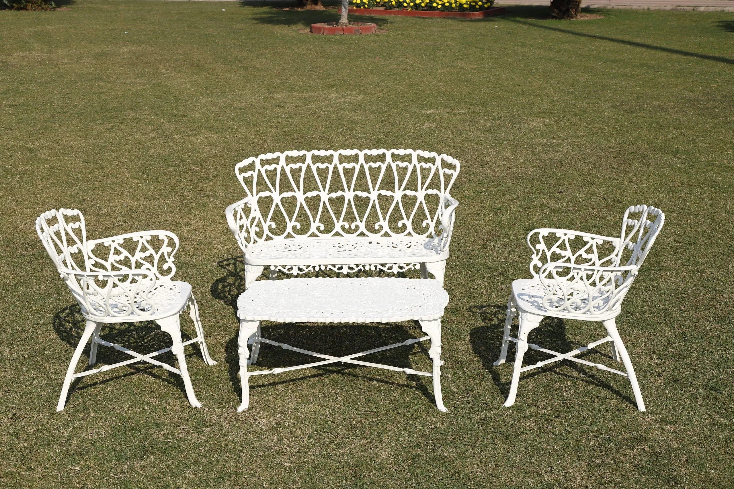 Wrought Iron Lawn Sets