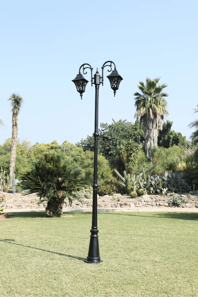 Twin Inverted Light Pole 3 Mtr 1