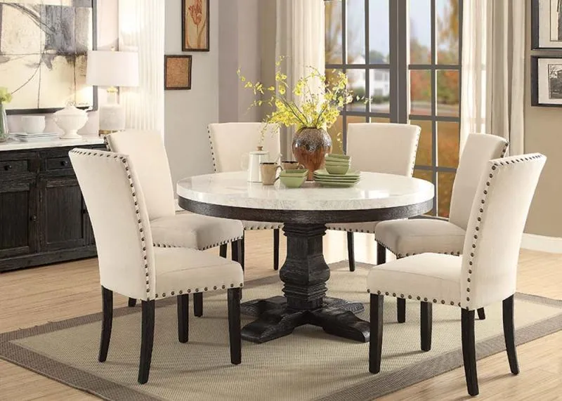 Marble Top Dining