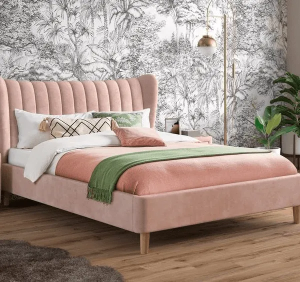 Fully Upholstered Bed main