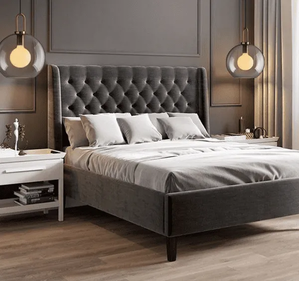Fully Upholstered Bed 2