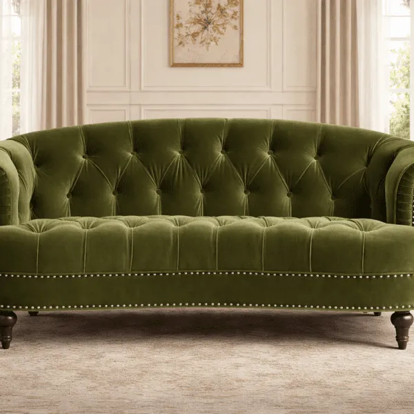Premium Tufted Velvet Sofa