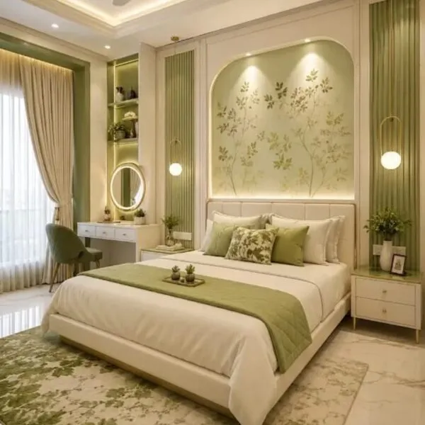 Serene Luxe Upholstered Bed
